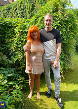 Toyboy getting seduced by a naughty British Cougar