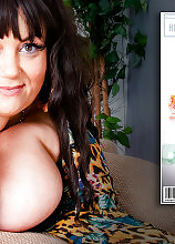 Beautiful BBW JJ Jewel with her huge breasts and big ass is ready to clean house