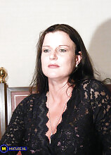 Valerie is a 35 year old hairy, big natural tits MILF who showed us how she get's an orgasm